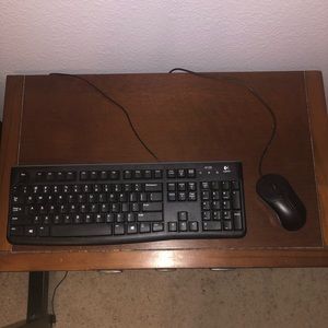 Logitech Keyboard & Dell Mouse
